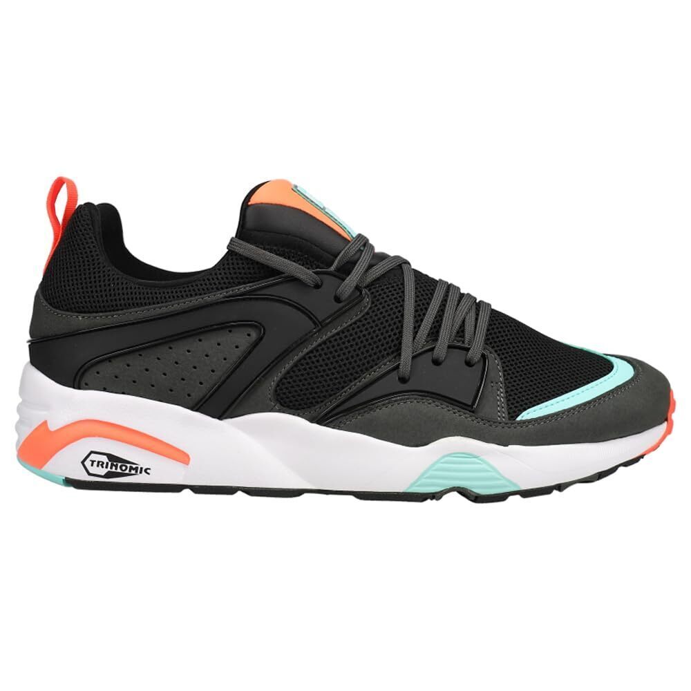 PUMA Blaze of Glory Reverse Classics Puma Black/Steel Gray/Fiery Coral 10 D (M)